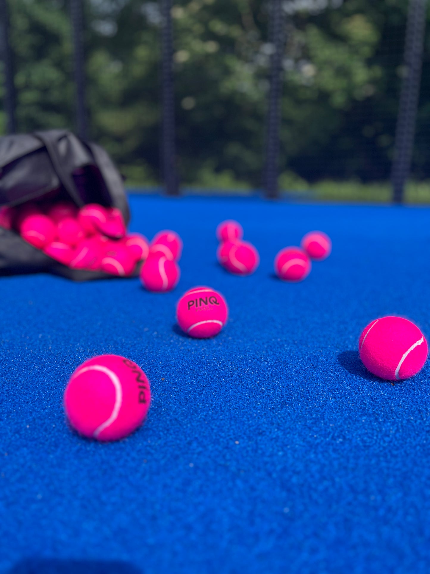 Pinq Padel, roosad või valged padeli pallid